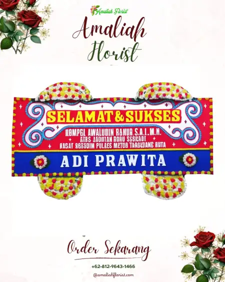 Papan Bunga Ucapan Selamat Sanghiangdengdek
